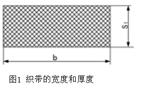 吊裝帶標(biāo)準(zhǔn)第5章：第4節(jié) 織帶厚度和吊裝帶厚度