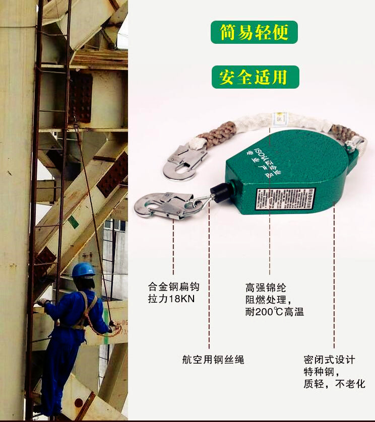 防墜安全器、安全防墜器